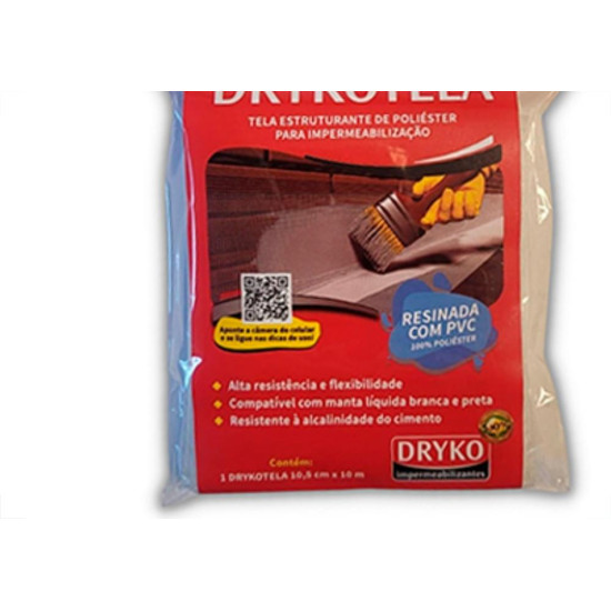 Dryko Tela Resinada 10Cm X 10Mt