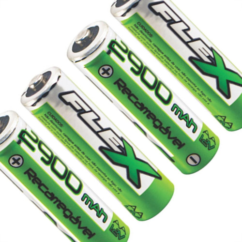 Flex Pilha Recarreg.Aa C/4
