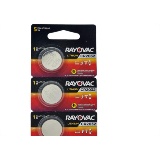 Rayovac Pilha Bateria El. Cr2032 5Un