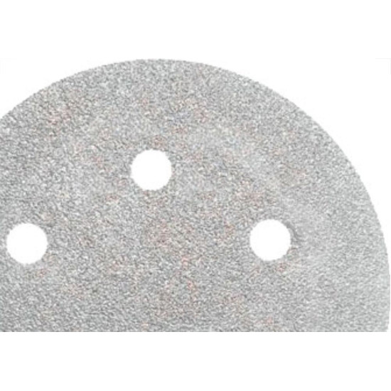 Disflex Disco Lixa Pluma Branco 6X 60 6Furo - Kit C/10 Pc