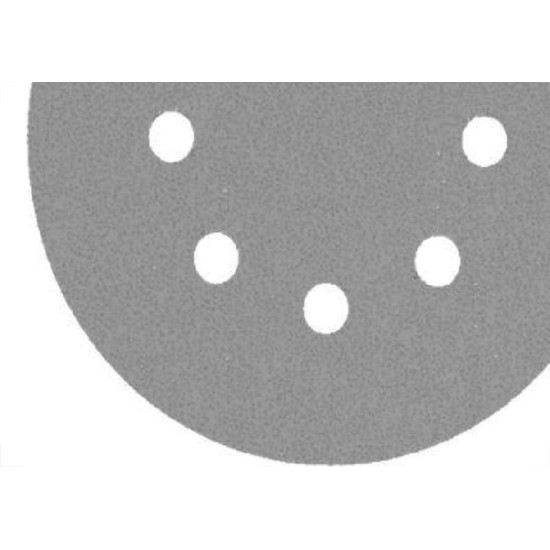 Disflex Disco Lixa Pluma Branco 5X180 8Furo - Kit C/10 Pc