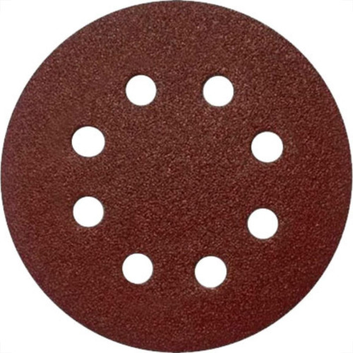 Disflex Disco Lixa Pluma Ferro 5 X120 8Furo - Kit C/10 Pc Disflex Disco Lixa Pluma Ferro 5 X120 8Furo - Kit C/10 Pc