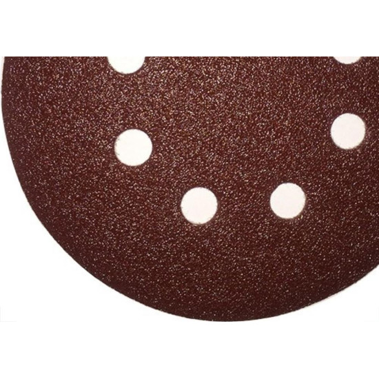 Disflex Disco Lixa Pluma Ferro 5 X100 8Furo - Kit C/10 Pc