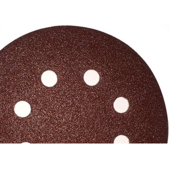 Disflex Disco Lixa Pluma Ferro 5 X100 8Furo - Kit C/10 Pc