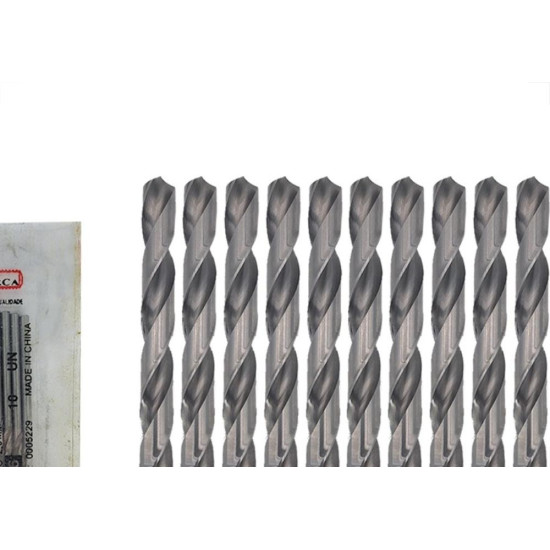 Broca Aco Rapido Jomarca- 2,00Mm - Kit C/10 Pecas