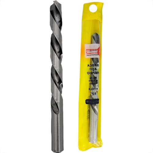 Broca Aco Rapido Jomarca- 1/2'' - Kit C/5 Pecas