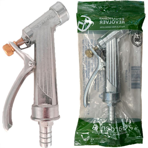 Esguicho jardim Garden Zamac Epoxi Prata 1/2''- 11701Prg