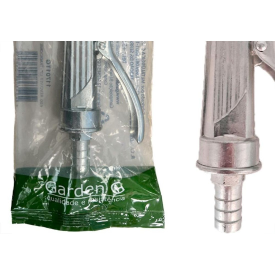 Esguicho jardim Garden Zamac Epoxi Prata 1/2''- 11701Prg