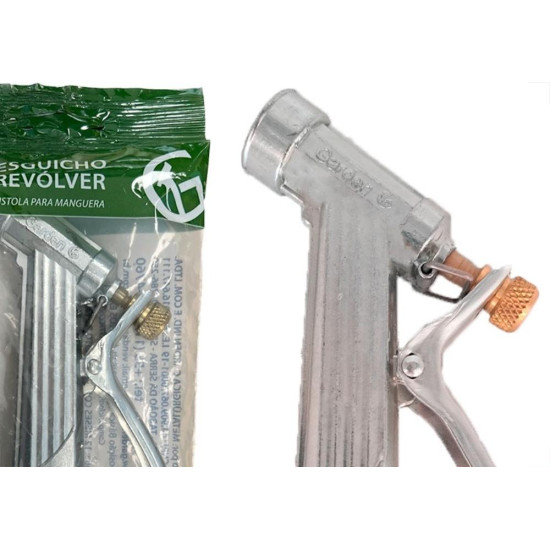 Esguicho jardim Garden Zamac Epoxi Prata 1/2''- 11701Prg