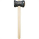 Martelo De Borracha Preto Mil Kits 60Mm M101