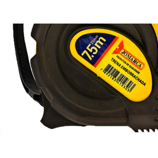 Trena Jomarca Emborrachada Com Trava 7,5Mx25Mm Trena Jomarca Emborrachada Com Trava 7,5Mx25Mm