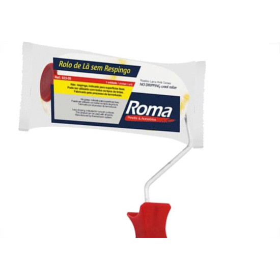 Rolo La Roma Sem Respingo 822/09 9Cm Rolo La Roma Sem Respingo 822/09 9Cm