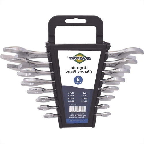Chave Fixa Jogo Brasfort 6 A 22Mm Com 8 Pecas - 6039