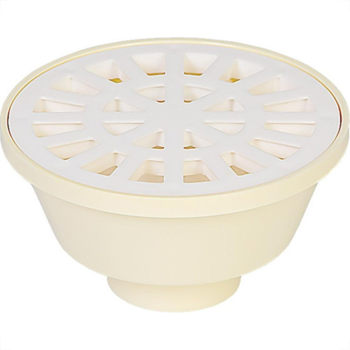 Ralo Sifonado Krona Redondo Branco 10Cm Ralo Sifonado Krona Redondo Branco 10Cm