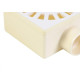 Ralo Sifonado Krona Quadrado Branco 10X10Cm Ralo Sifonado Krona Quadrado Branco 10X10Cm