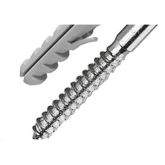 Parafuso Com Bucha 12 Cabeca Sextavada Pacote Com 50 Pecas (5/16X70)