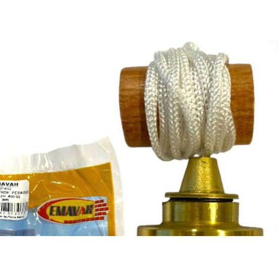 Prumo Pedreiro Emavah Profissional Pesado No.4 - 400G Prumo Pedreiro Emavah Profissional Pesado No.4 - 400G