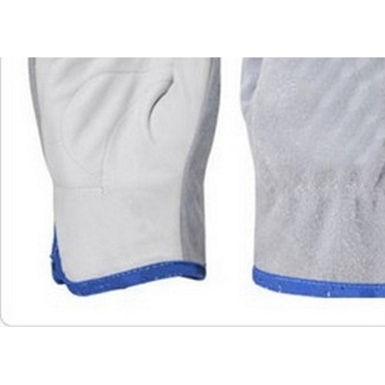 Luva Vaqueta Zanel Petroleiro Natural - Kit C/5 Pecas