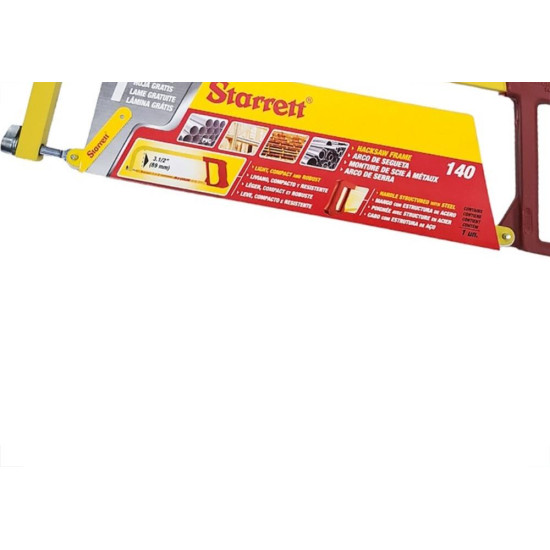 Arco De Serra Starrett Unique 140 Com Serra Bimetal Arco De Serra Starrett Unique 140 Com Serra Bimetal