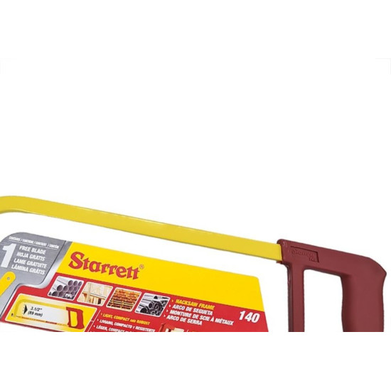Arco De Serra Starrett Unique 140 Com Serra Bimetal Arco De Serra Starrett Unique 140 Com Serra Bimetal