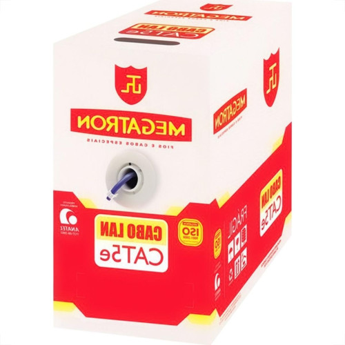 Cabo De Rede/Informatica Megatron 4 Pares Cat5E Com 305M Cabo De Rede/Informatica Megatron 4 Pares Cat5E Com 305M