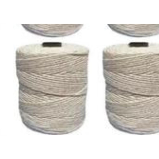 Barbante De Algodao Tipo 4/4 - 1 Pacote Com 4 Rolos De 82M Cada