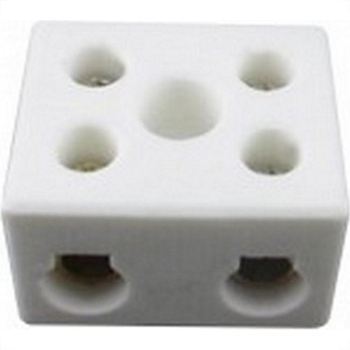 Conector Porcelana Brasfort 2 Polos - 16Mm Fixar - 8766 - Kit C/10 Pecas Conector Porcelana Brasfort 2 Polos - 16Mm Fixar - 8766 - Kit C/10 Pecas