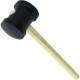 Martelo De Borracha Thompson Preto 80Mm Martelo De Borracha Thompson Preto 80Mm