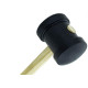 Martelo De Borracha Thompson Preto 80Mm Martelo De Borracha Thompson Preto 80Mm