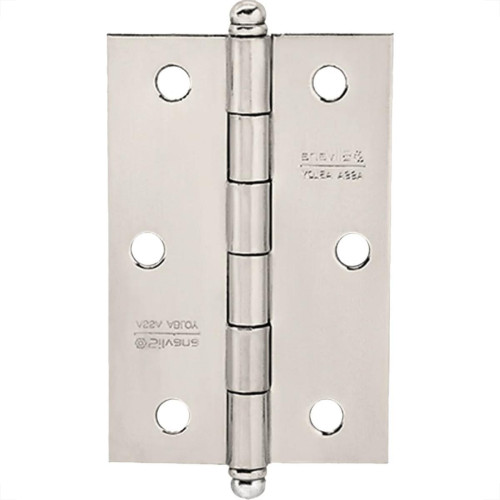 Dobradica Blister Silvana 880 - 3.1/2'' Niquelada (3 Pecas Com Parafuso) Dobradica Blister Silvana 880 - 3.1/2'' Niquelada (3 Pecas Com Parafuso)