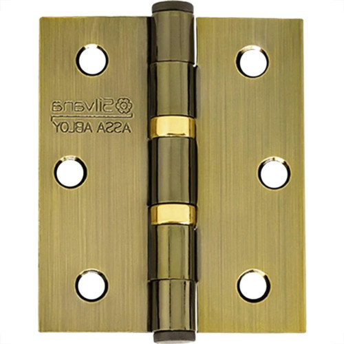 Dobradica Blister Silvana 891 - 3.1/2''X 3'' Aco Oxidado (3 Pecas Com Parafuso) Com Rolamento Dobradica Blister Silvana 891 - 3.1/2''X 3'' Aco Oxidado (3 Pecas Com Parafuso) Com Rolamento