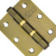 Dobradica Blister Silvana 891 - 3.1/2''X 3'' Aco Oxidado (3 Pecas Com Parafuso) Com Rolamento Dobradica Blister Silvana 891 - 3.1/2''X 3'' Aco Oxidado (3 Pecas Com Parafuso) Com Rolamento