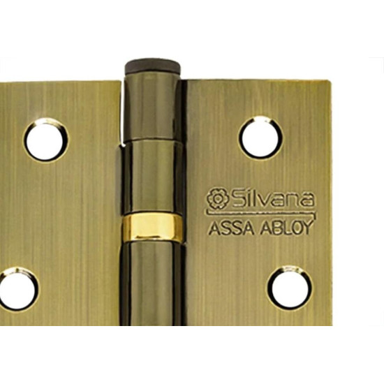 Dobradica Blister Silvana 891 - 3.1/2''X 3'' Aco Oxidado (3 Pecas Com Parafuso) Com Rolamento Dobradica Blister Silvana 891 - 3.1/2''X 3'' Aco Oxidado (3 Pecas Com Parafuso) Com Rolamento