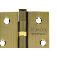 Dobradica Blister Silvana 891 - 3.1/2''X 3'' Aco Oxidado (3 Pecas Com Parafuso) Com Rolamento Dobradica Blister Silvana 891 - 3.1/2''X 3'' Aco Oxidado (3 Pecas Com Parafuso) Com Rolamento