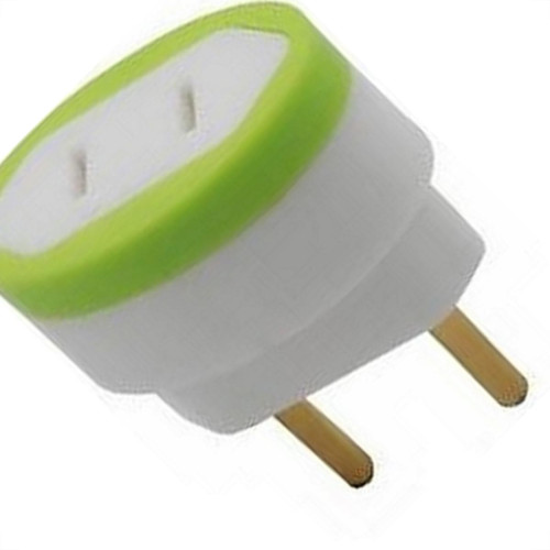 Pino Adaptador Daneva 2 Polos 10A. Chato Para Redondo - 1549 - Kit C/12 Pecas Pino Adaptador Daneva 2 Polos 10A. Chato Para Redondo - 1549 - Kit C/12 Pecas