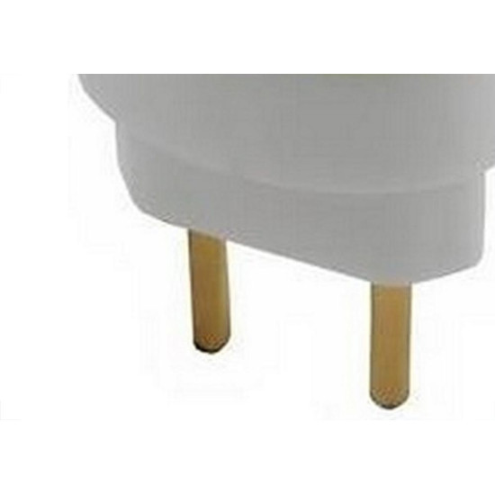 Pino Adaptador Daneva 2 Polos 10A. Chato Para Redondo - 1549 - Kit C/12 Pecas Pino Adaptador Daneva 2 Polos 10A. Chato Para Redondo - 1549 - Kit C/12 Pecas