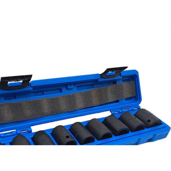 Kit Jogo Soquete 1/2''Curto Brasfort Com 9 Pecas - 6159
