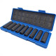 Kit Waft Soquete Impacto Longo 1/2''Cromo Vanadio Com 9 Pecas 6160 Kit Waft Soquete Impacto Longo 1/2''Cromo Vanadio Com 9 Pecas 6160