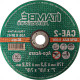 Disco Corte Ferro Itambe 7''X1/8''X7/8''- 2 Telas Cae-2 - 6947 Disco Corte Ferro Itambe 7''X1/8''X7/8''- 2 Telas Cae-2 - 6947