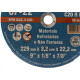 Disco Corte Refratario Itambe 9''X1/8''X7/8''- 2 Telas Cf-22 Disco Corte Refratario Itambe 9''X1/8''X7/8''- 2 Telas Cf-22