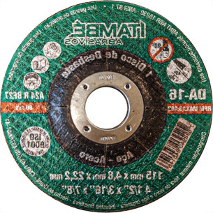 Disco Desbaste Itambe 4.1/2''X3/16''X7/8'' - Da-16 - 7060