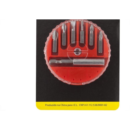 Kit Bits Para Furadeira Eda Com 07 Pecas E Suporte - 5Wh Kit Bits Para Furadeira Eda Com 07 Pecas E Suporte - 5Wh