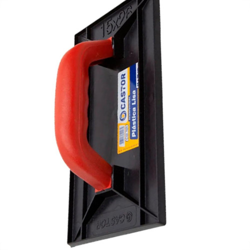 Desempenadeira Pvc Castor Lisa 15 X 26Cm - 028