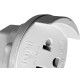 Pino Adaptador Ilumi Universal 2 Polos+Terra 10A. Cinza - 1209Pct - Kit C/10 Pecas Pino Adaptador Ilumi Universal 2 Polos+Terra 10A. Cinza - 1209Pct - Kit C/10 Pecas