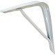 Suporte Cantoneira Pintada Fercar Mao Francesa 12 X14Cm Branco - Kit C/24 Pecas