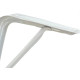Suporte Cantoneira Pintada Fercar Mao Francesa 12 X14Cm Branco - Kit C/24 Pecas