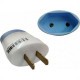 Pino Adaptador Daneva 2 Polos 15A. Redondo Para Chato - 1636 - Kit C/12 Pecas Pino Adaptador Daneva 2 Polos 15A. Redondo Para Chato - 1636 - Kit C/12 Pecas