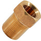 Bucha De Reducao Latao Amarelo Metais Rei 3/4''X1/2'' Longa Bucha De Reducao Latao Amarelo Metais Rei 3/4''X1/2'' Longa