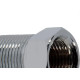 Bucha De Reducao Latao Cromado Metais Rei 3/4''X1/2'' Longa