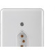 Conjunto Ilumi Stylus Branco Com Placa 1 Tomada 2P+T. 20A. - 20141 Conjunto Ilumi Stylus Branco Com Placa 1 Tomada 2P+T. 20A. - 20141